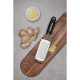 Microplane Gourmet Coarse Grater Black Stainless Steel 32cm Non Slip Handle