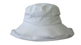 Jacaru 1530 Cotton Beach Hat - Foldable & UPF 50+ (One Size Vegan Friendly)