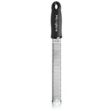 Microplane Premium Classic Zester Grater Black Stainless Steel Soft Grip Handle
