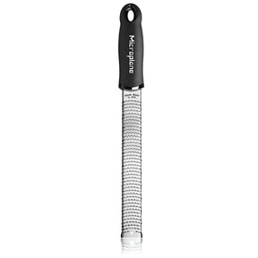 Microplane Premium Classic Zester Grater Black Stainless Steel Soft Grip Handle