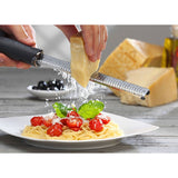 Microplane Premium Classic Zester Grater Black Stainless Steel Soft Grip Handle