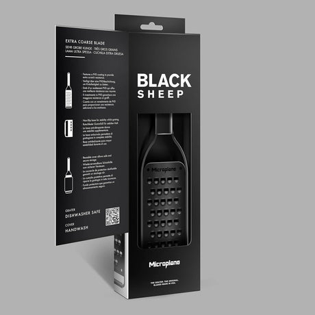 Microplane Black Sheep Full Metal Extra Coarse Grater - Black