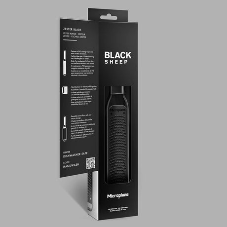 Microplane Black Sheep Full Metal Zester Grater - Black