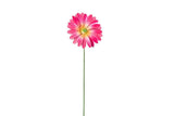 6x Gerbera Flower Garden Stake Set - Hand-Painted Metal Sculptures - (6 Flowers)