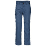 Jack Wolfskin Kids Safari 2-in-1 Zip Off Pants/Shorts - Ocean Wave Blue (Hiking/Trekking Outdoor Trousers)