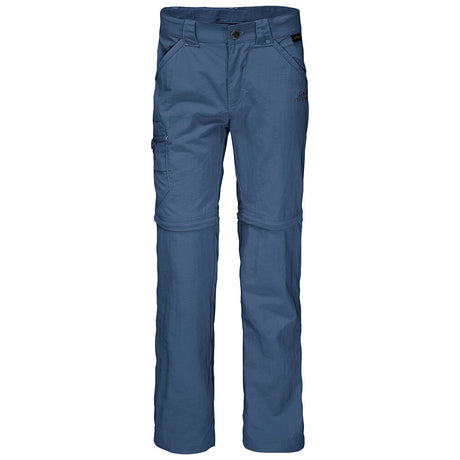 Jack Wolfskin Kids Safari 2-in-1 Zip Off Pants/Shorts - Ocean Wave Blue (Hiking/Trekking Outdoor Trousers)