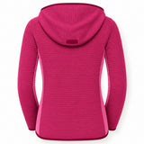 Jack Wolfskin Tongari Girls Fleece Hoodie Jumper - Azalea Red