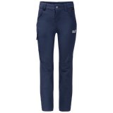 Jack Wolfskin Kids Activate Hiking Pants - Navy Blue (Trekking Outdoor Trousers)