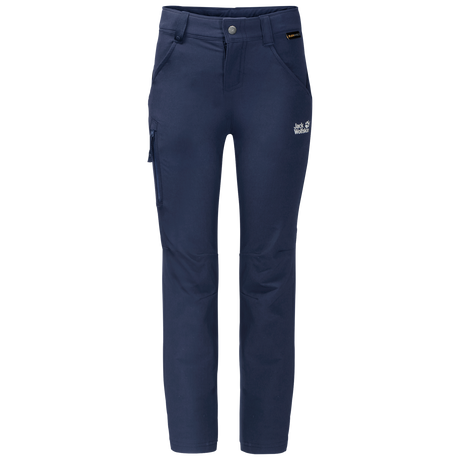 Jack Wolfskin Kids Activate Hiking Pants - Navy Blue (Trekking Outdoor Trousers)