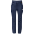 Jack Wolfskin Kids Activate Pants Hiking Trekking Outdoor Childrens Trousers - Navy Blue