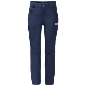 Jack Wolfskin Kids Activate Hiking Pants - Trekking Outdoor Trousers - Navy Blue