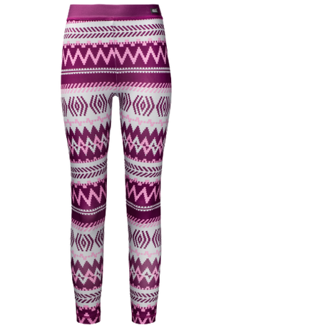 Jack Wolfskin Womens GInuit Tights Winter Warm Breathable Soft Stretchy Trousers - Fuchsia
