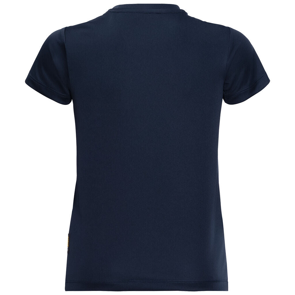 Jack Wolfskin Kids Jungle UPF50+ Sun Shield T-Shirt - Night Blue (UV Protection)