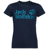Jack Wolfskin Kids Jungle T Shirt Tee Top Sun UV Shield Shirt Childrens UPF 50+ - Turquoise