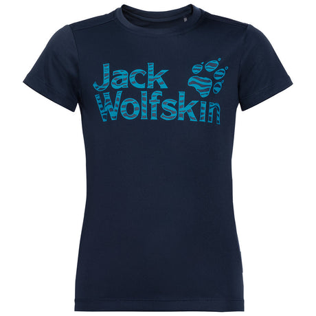Jack Wolfskin Kids Jungle T Shirt Tee Top Sun UV Shield Shirt Childrens UPF 50+ - Turquoise