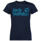 Jack Wolfskin Kids Jungle UPF50+ Sun Shield T-Shirt - Night Blue (UV Protection)