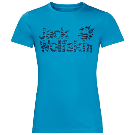 Jack Wolfskin Kids Jungle T Shirt Tee Top Sun UV Shield Shirt Childrens UPF 50+ - Azalea Red