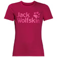Jack Wolfskin Kids Jungle UPF50+ Sun Shield T-Shirt (UV Protection) - Azalea Red