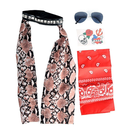Instant 80s Rocker Kit Party Costume Accessory