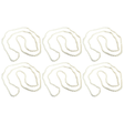 6x Long Faux Pearl Necklace Bulk Pack - 1920s Flapper/Vintage (Costume Accessory)