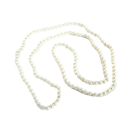 Long Faux Pearl Necklace - 1920s Flapper/Vintage (Costume Accessory)