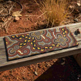 Jacaru 1675 Walkabout Cotton Hat Scarf - Aboriginal Art by Nambooka (Vegan Friendly)