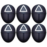 6x Adult Squid Guard Triangle Mask – Halloween & Fancy Dress (Bulk Pack)