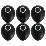 6x Adult Squid Guard Circle Mask – Halloween & Fancy Dress (Bulk Pack)