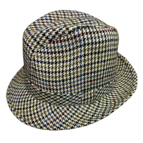 Failsworth Stafford Mens Mixed Fibres Solid Brim Trilby Hat - 59cm