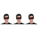3x Thief/Burglar Mask – Bandit/Pirate Robber Costume Bulk Pack (Halloween & Fancy Dress)