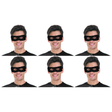 6x Thief/Burglar Mask – Bandit/Pirate Robber Costume Bulk Pack (Halloween & Fancy Dress)