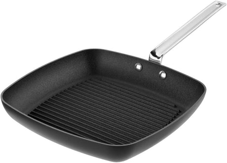 Scanpan TechnIQ Grill Pan, 27 x 27 cm - Made in Denmark in Black