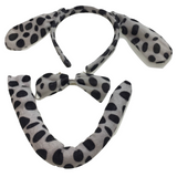 2pc Dog + Frog Animal Headband Set w/ Bow & Tail (Halloween & Fancy Dress)
