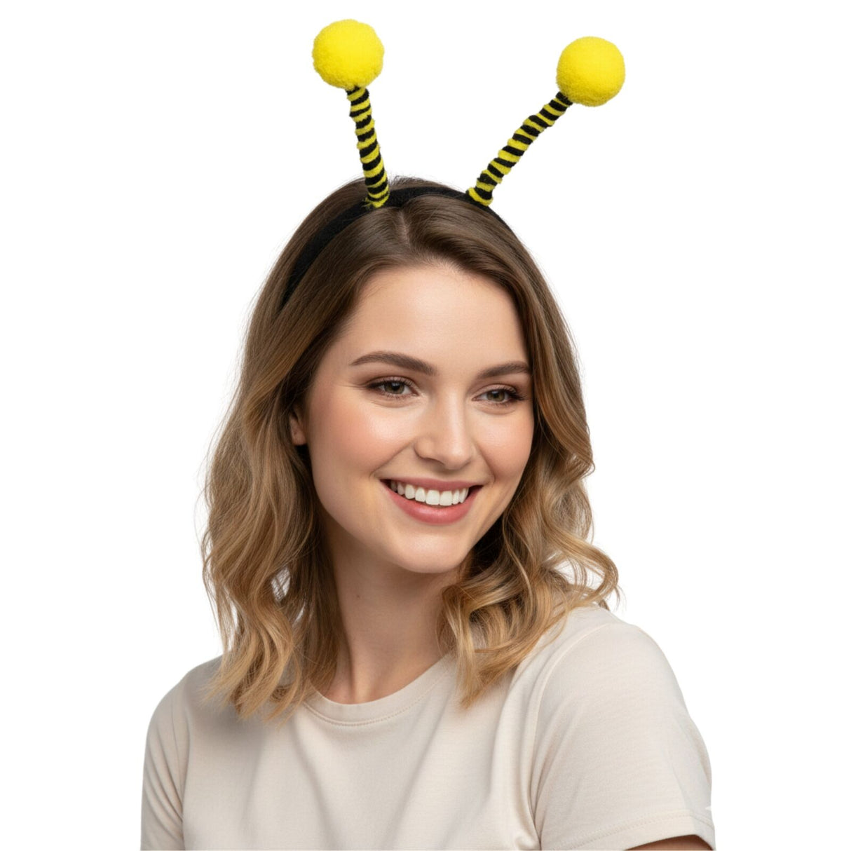Bumble Bee Headband Headdress Yellow Bird Costume Accessory Bumble Head Band