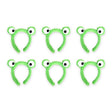 6x Plush Frog Eyes Animal Party Costume Dress Up Zoo Headband Book Week in Green