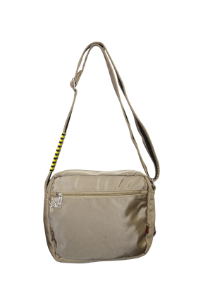 FIB Mens Crossbody Bag - Sand (Adjustable Shoulder Strap Travel Satchel)