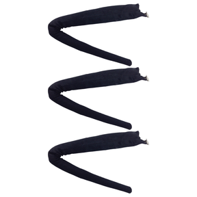 3x Black Clip-On Animal Tail Pack - Dog/Cat Costume Accessory (Halloween & Fancy Dress)
