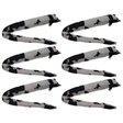 6x Cow Clip-On Animal Tail Bulk Pack - Costume Accessory (Halloween & Fancy Dress)