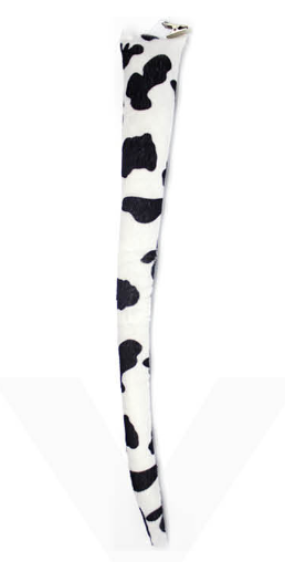 Cow Clip-On Animal Tail - Costume Accessory (Halloween & Fancy Dress)