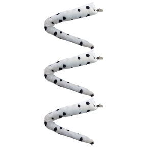 3x Dalmatian Clip-On Dog Tail Pack - Animal Costume Accessory (Halloween & Fancy Dress)