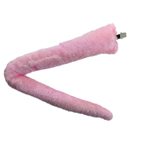 Pink Clip-On Animal Tail - Dog/Cat Costume Accessory (Halloween & Fancy Dress)