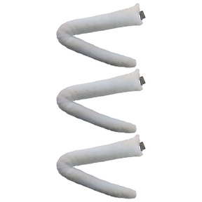 3x White Clip-On Animal Tail Pack - Dog/Cat Costume Accessory (Halloween & Fancy Dress)