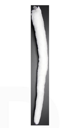 White Clip-On Animal Tail - Dog/Cat Costume Accessory (Halloween & Fancy Dress)