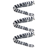 3x Zebra/Horse Clip-On Animal Tail Pack - Costume Accessory (Halloween & Fancy Dress)