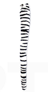 Zebra/Horse Clip-On Animal Tail - Costume Accessory (Halloween & Fancy Dress)