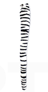 Zebra/Horse Clip-On Animal Tail - Costume Accessory (Halloween & Fancy Dress)
