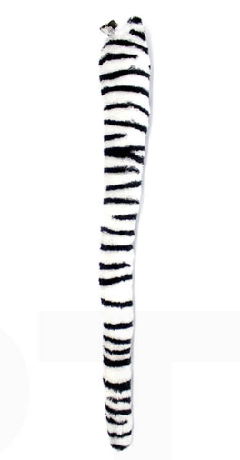 Zebra/Horse Clip-On Animal Tail - Costume Accessory (Halloween & Fancy Dress)