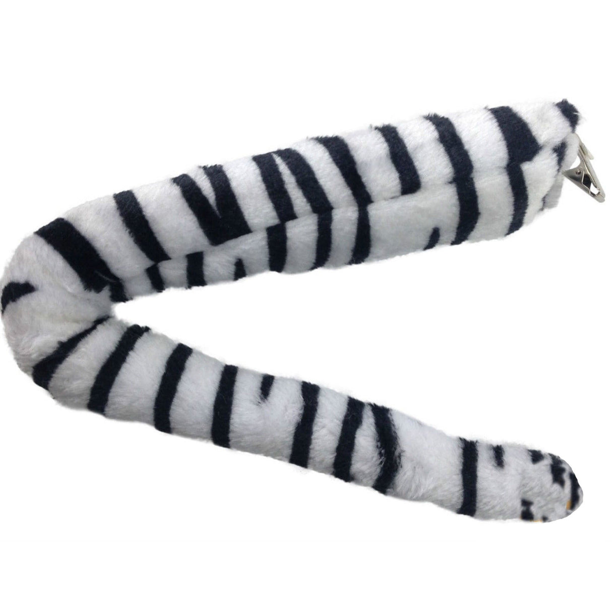 Zebra/Horse Clip-On Animal Tail - Costume Accessory (Halloween & Fancy Dress)