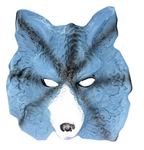 Wolf Face Mask - Animal Head Costume/Halloween Party