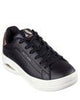 Skechers Womens Uno Court Courted Air Lace Up Sneakers - Black (Casual Shoes)